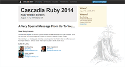 Desktop Screenshot of cascadiaruby.com